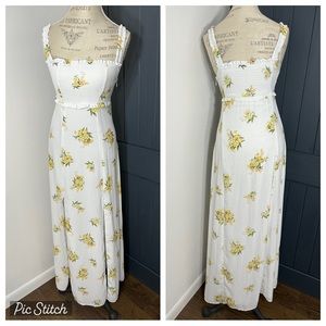 Show Me Your Mumu White Floral Maxi Dress